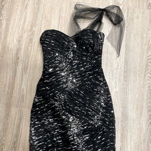 Black mini Prom homecoming style dress